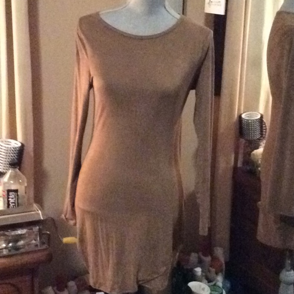 Faux suede dress NWOT